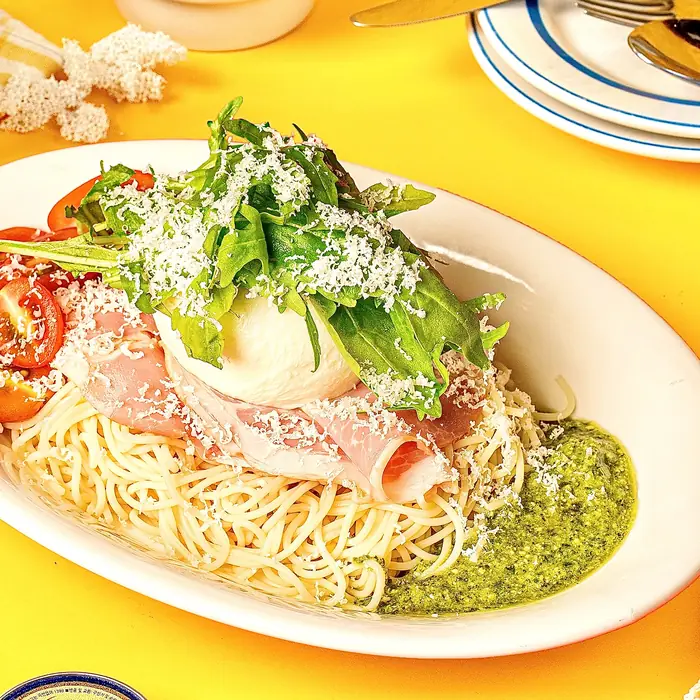 부라타 콜드 파스타 — Burrata cold Pasta, 히포 브런치하우스