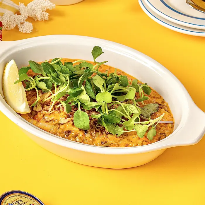 크림오징어 덮밥 — Cream squid Risotto, 히포 브런치하우스